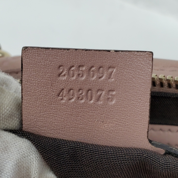 100% Auth Gucci Boston Light Pink Leather Bag - Picture 13 of 16